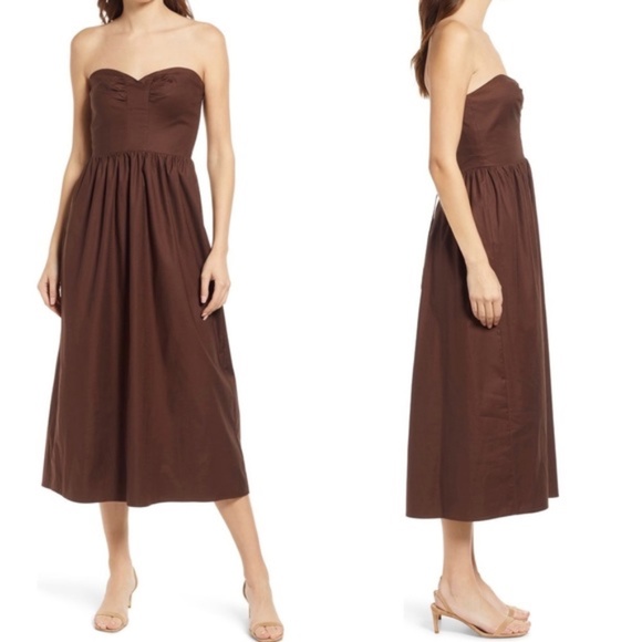 Reformation Dresses & Skirts - Reformation Brown Buckley Sleeveless Dress Size 4 NO OFFERS PRICE FIRM